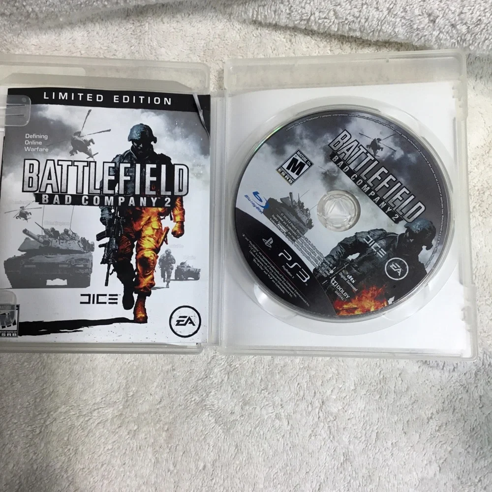 PS3 “Battlefield Bad Company 2”, limited edition, PS network 2-24 players